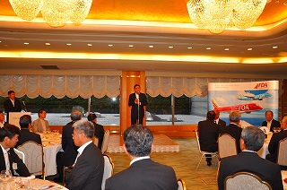 写真：九州経済界との交流会の様子