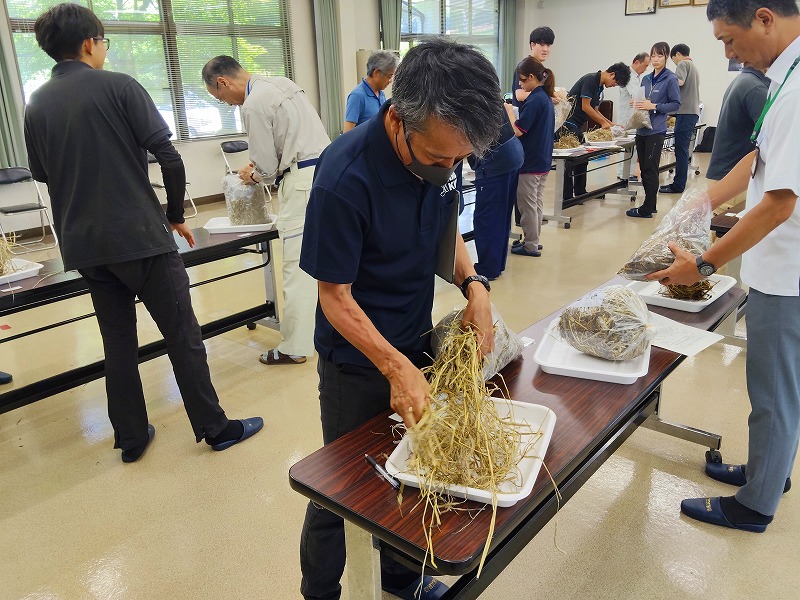 丁寧な審査の様子