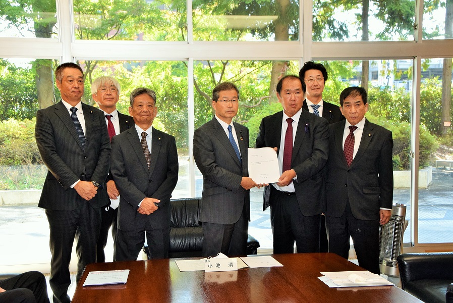 県道上飯田線改良促進期成同盟会等陳情2