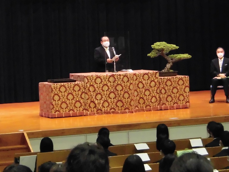 長野県立大学・大学院入学式1