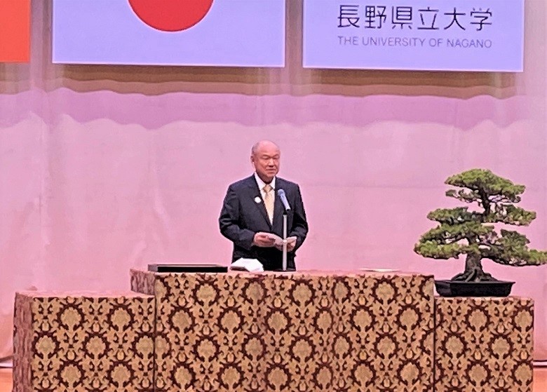 長野県立大学卒業式1