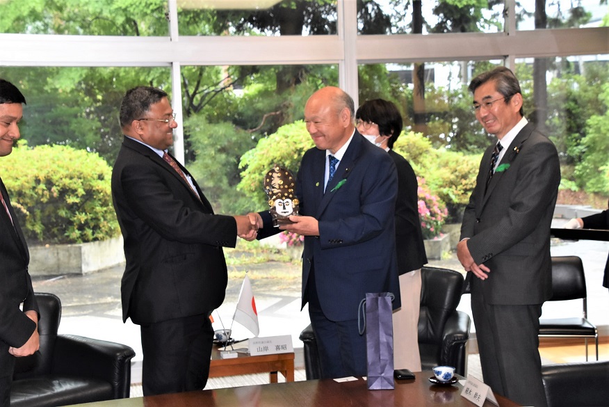 駐日インド大使議長表敬1