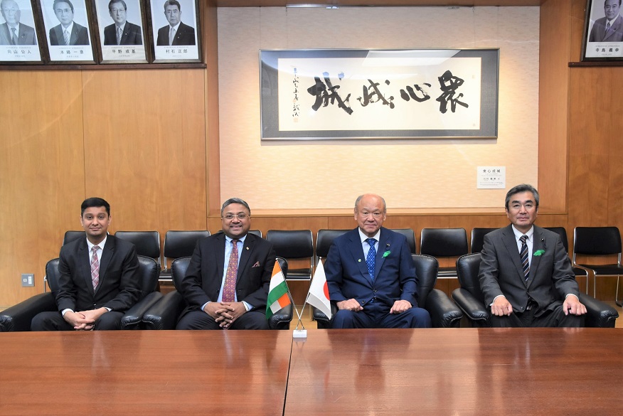 駐日インド大使議長表敬2