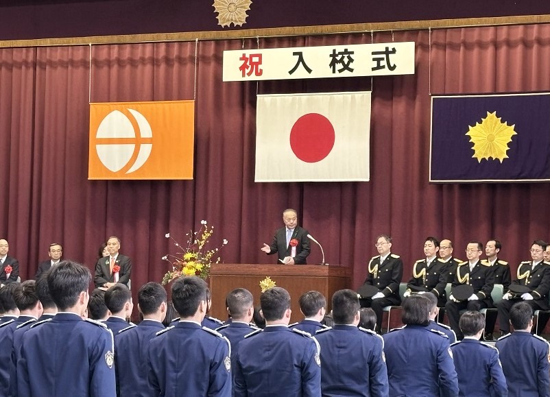 R7警察学校入校式2