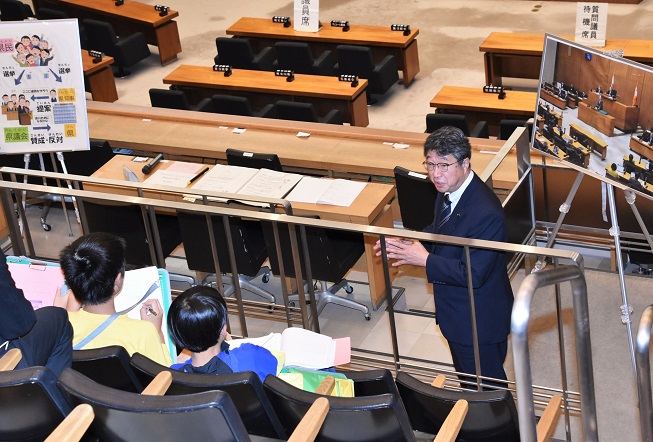 大町市八坂小中