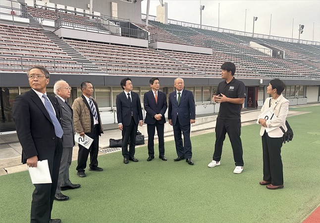 SAGAスタジアム視察