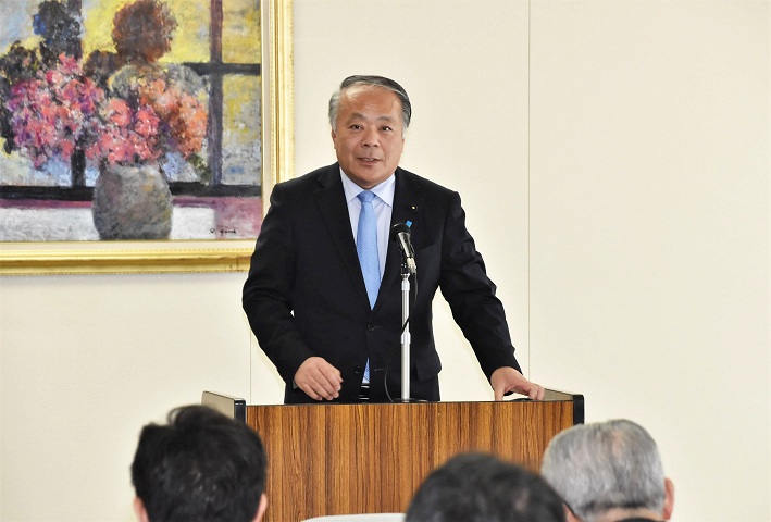 正副議長所信表明会1