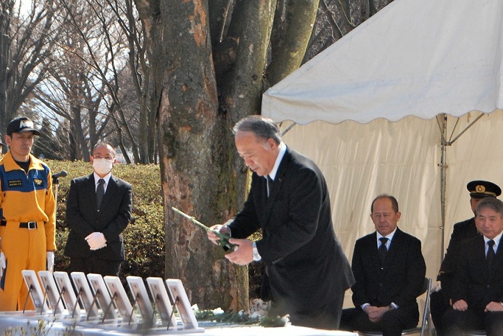 消防防災航空隊殉職者追悼式1