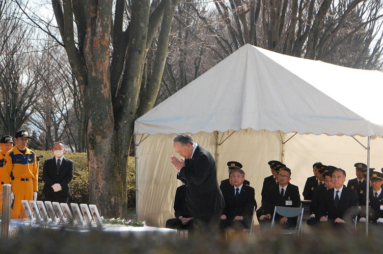 消防防災航空隊殉職者追悼式2