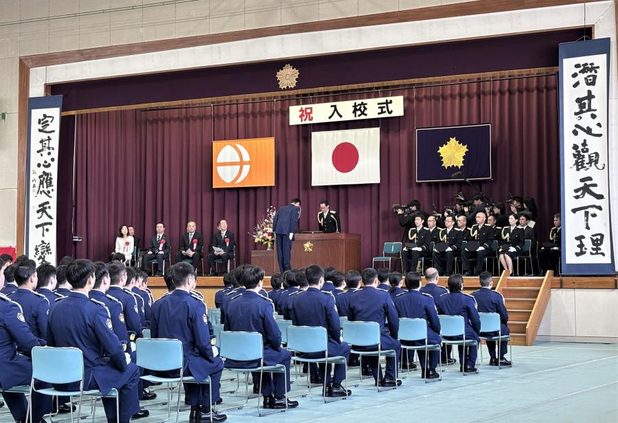 警察学校入校式2