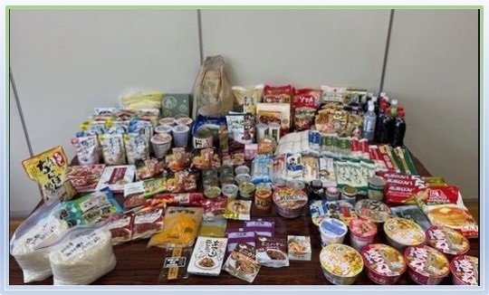 フードドライブ統一キャンペーンの食料品