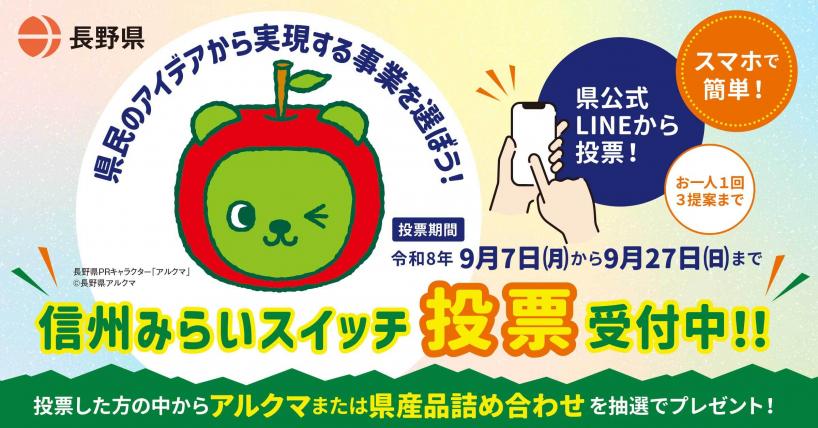 トップバナー（みらいスイッチ投票）