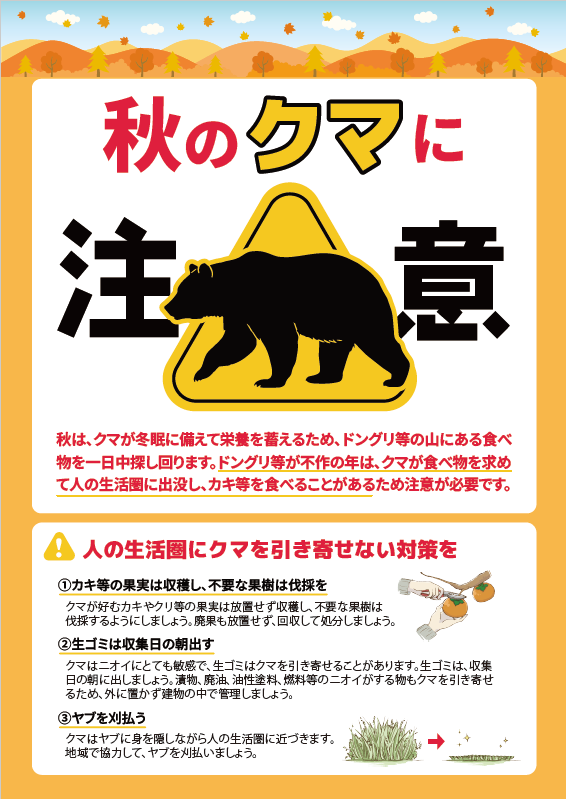秋チラシ表