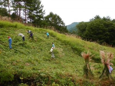 開田高原草刈り