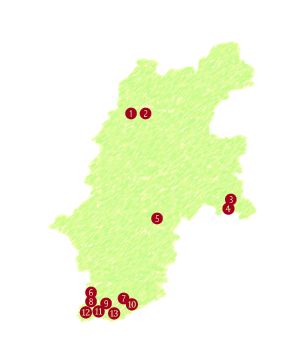 山村留学位置図