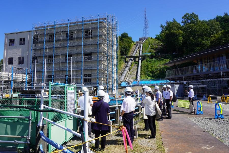 春近発電所視察