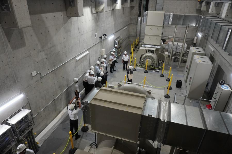 西天竜発電所視察