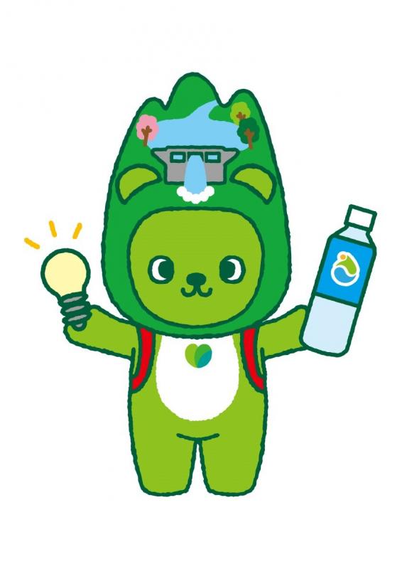 ダムクマ（電球とペットボトル水）