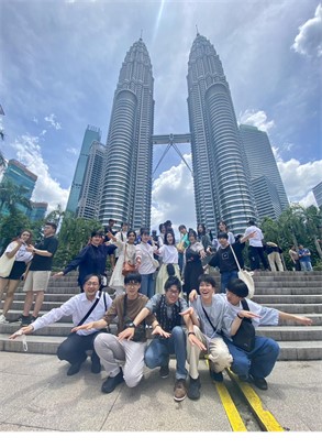マレーシアでの集合写真