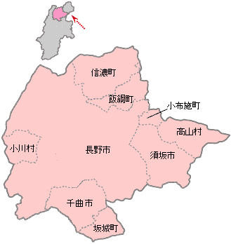 長野地域地図