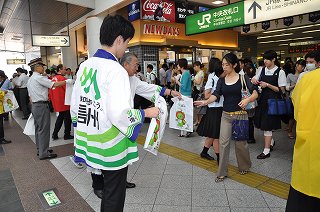 写真：信州DC直前PRイベントの様子