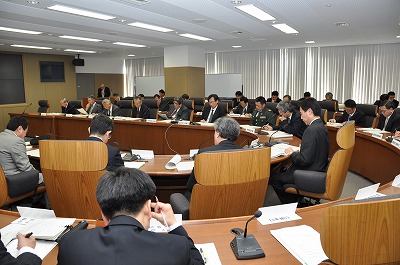 写真：地域防災計画の審議の様子