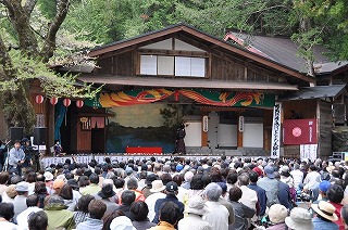 写真：大鹿歌舞伎風景