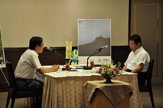 写真：古田岐阜県知事との懇談会の様子