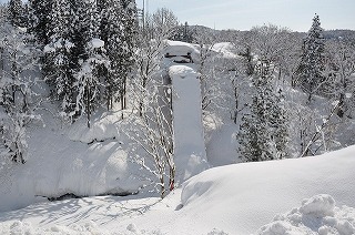 写真：落下した中条橋