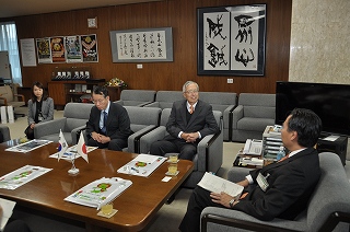 画像：駐日大韓民国大使と知事との懇談の様子