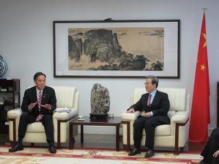 画像：中国駐日大使館表敬訪問