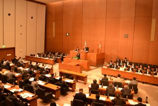 写真：県議会6月定例会の様子