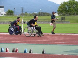 写真：障がい者スポーツ大会の一場面