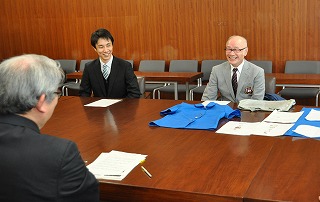 画像：第9回国際アビリンピック出場選手が太田副知事を表敬訪問