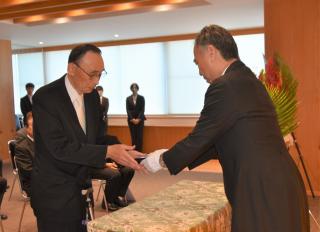 秋の叙勲の様子