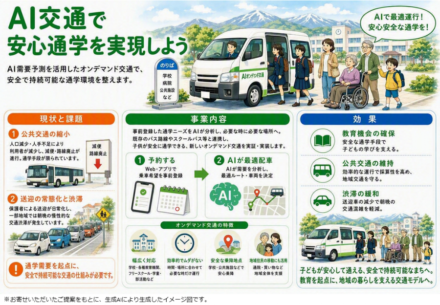 AI交通で安心通学を実現しよう