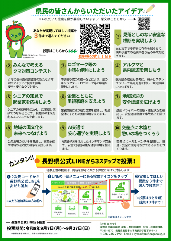 チラシ裏面