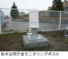 写真：松本合同庁舎モニタリングポスト
