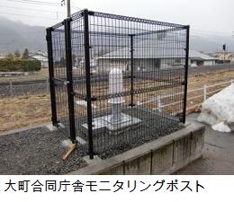 写真：大町合同庁舎モニタリングポスト