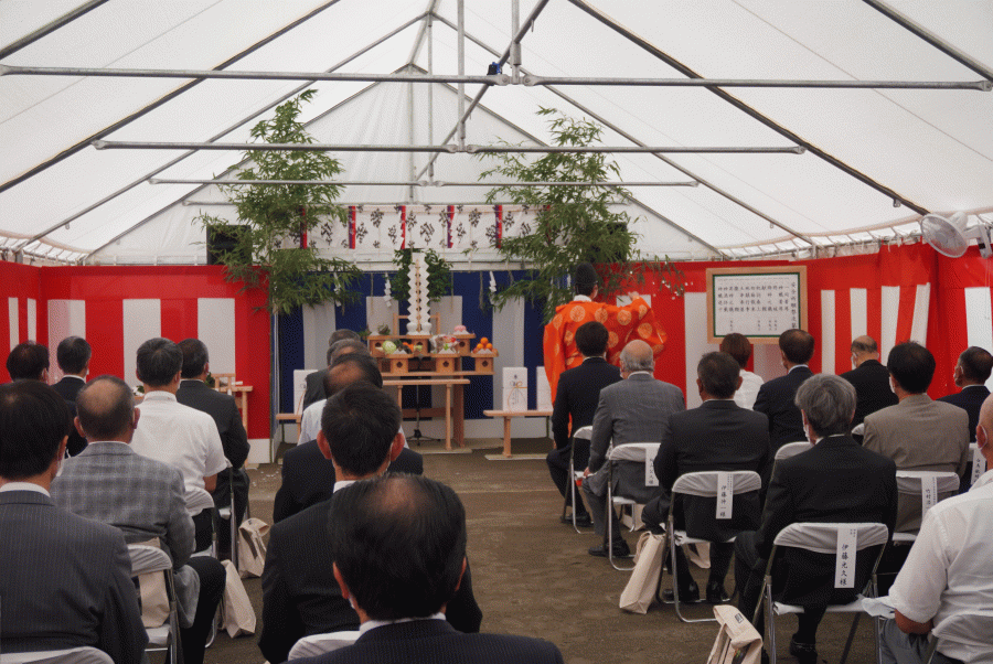 安全祈願祭の様子