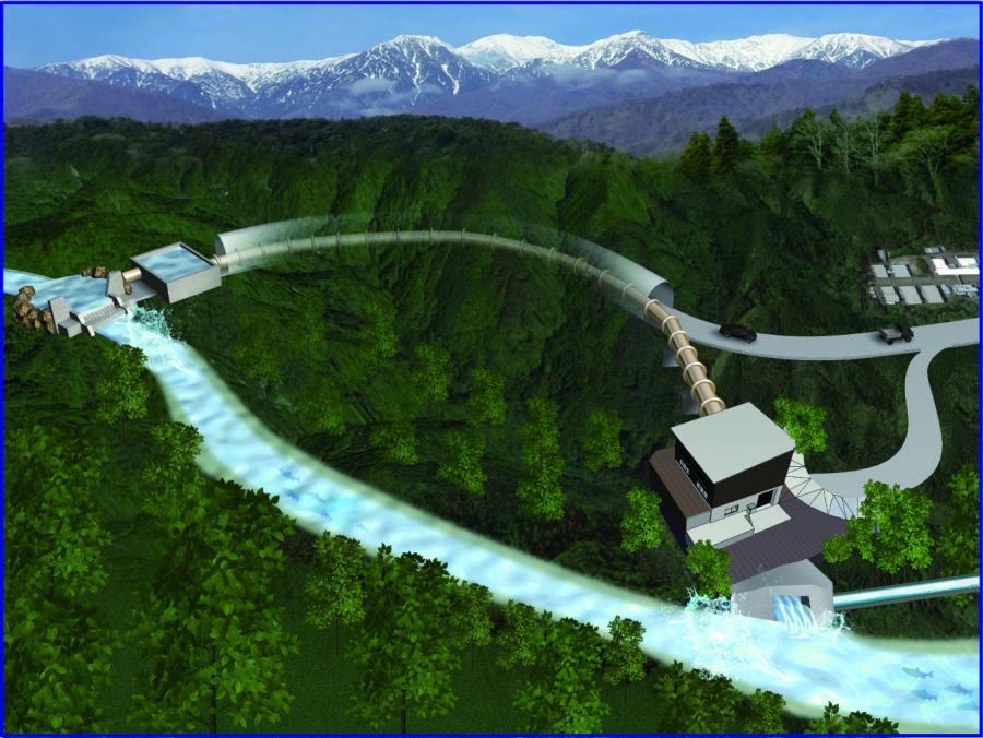 中田切川地点イメージ図