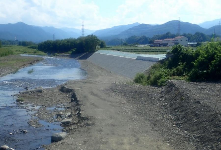 奈良井川（塩尻市郷原橋上流）復旧後