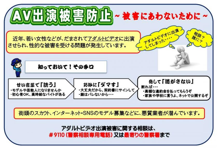 アダルトビデオ出演被害防止