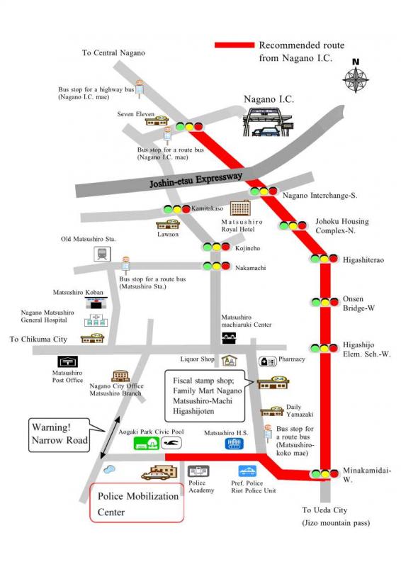 2022A Map to Police Mobilization Center