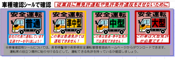 確認しよう 運転免許と運転できる車 長野県警察