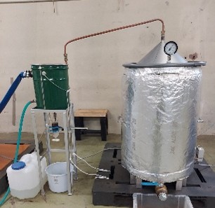 ドラム缶精油抽出装置
