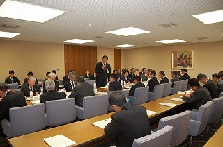 協議の場：知事あいさつ