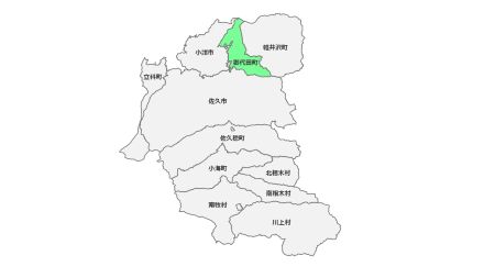 管内マップ【御代田町】