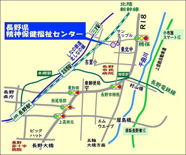 交通案内地図