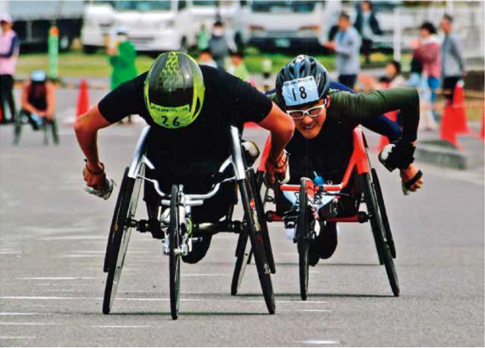 長野車いすマラソン写真